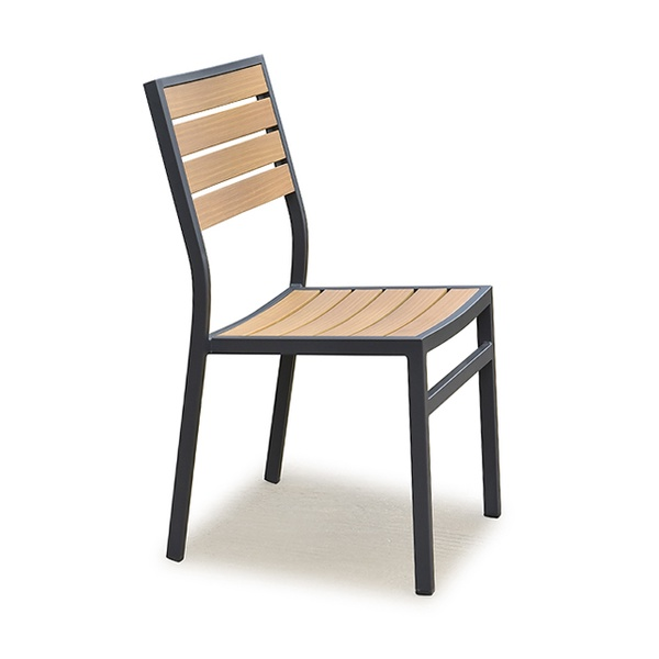 Moderne Esszimmerstühle aus Holz und Aluminium【PWC-15606】